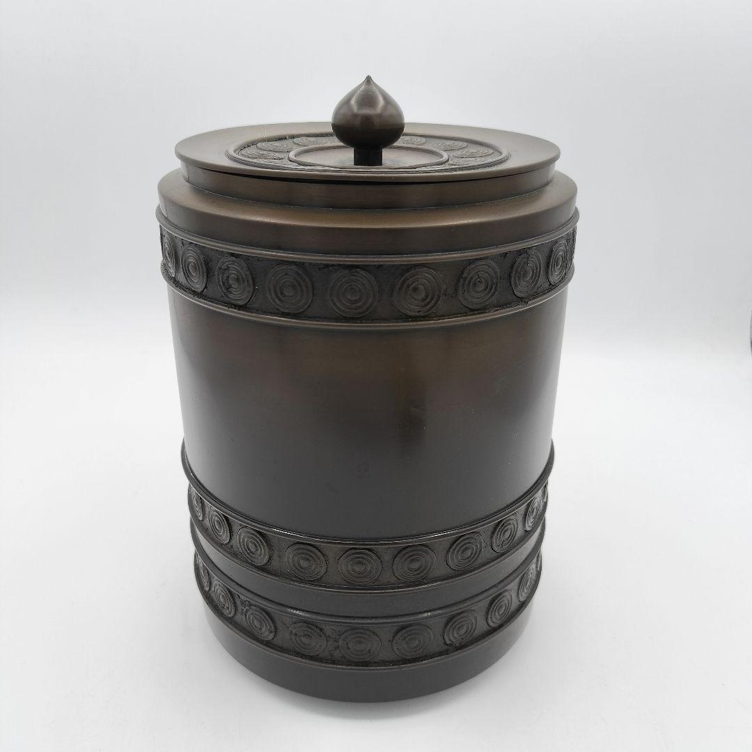 850 擂茶 累座 唐銅皆具 金谷浄雲 茶道 水指 杓立 蓋置 建水 古物