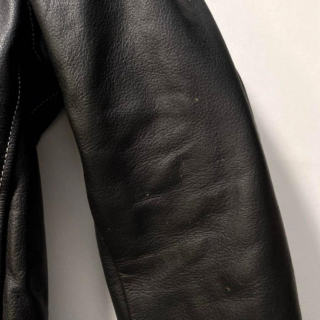 なかじん様専用】MOTO FIELD ライダースジャケット L レザー 黒