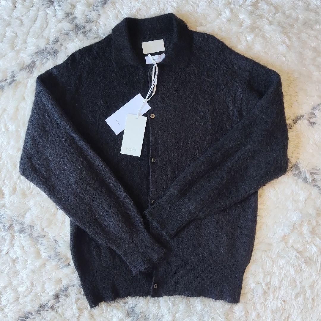 新品 YOKE for Graphpaper モヘアニットシャツカーディガン - メルカリ