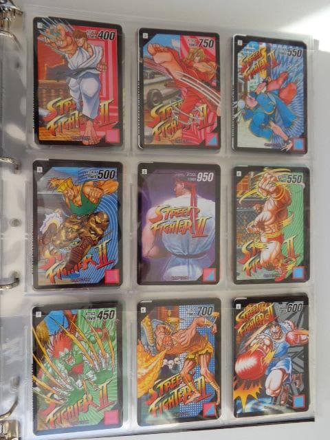 ストリートファイターⅡ カードダス バーコードウォーズ 全40種 フルコンプ