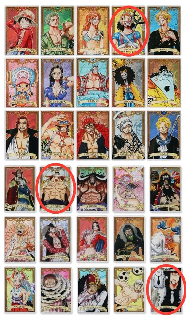 ONE PIECE』ステータスカードコレクション - メルカリ