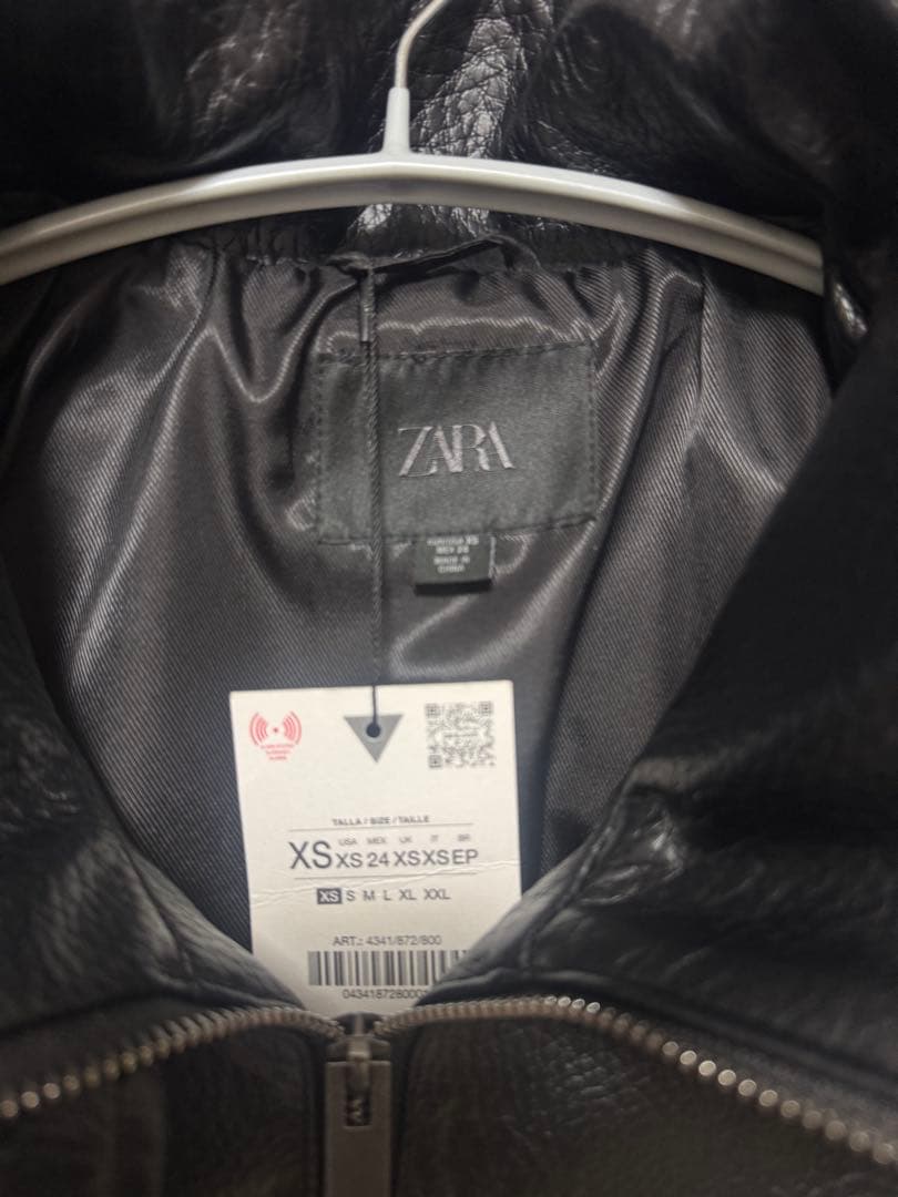 ZARA完売品YSL似フェイクレザージャケットXSサイズ - メルカリ