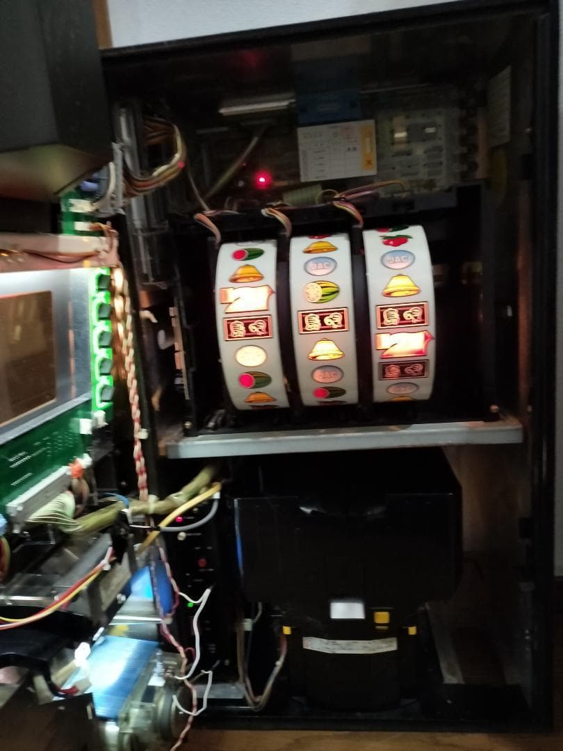 【パチスロ実機】オリンピア★『初代』島唄【オートプレイ付不要機付】４号機