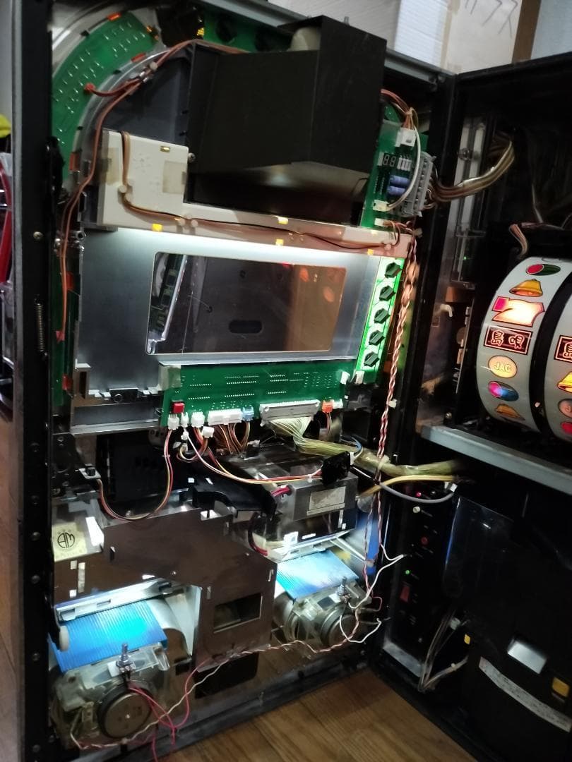 【パチスロ実機】オリンピア★『初代』島唄【オートプレイ付不要機付】４号機