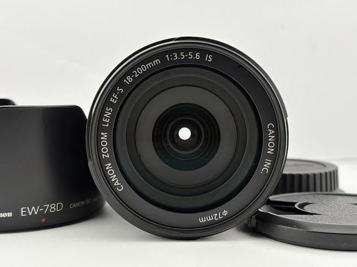 ★手ブレ不良・美品★キヤノン EF-S 18-200mm F3.5-5.6 IS