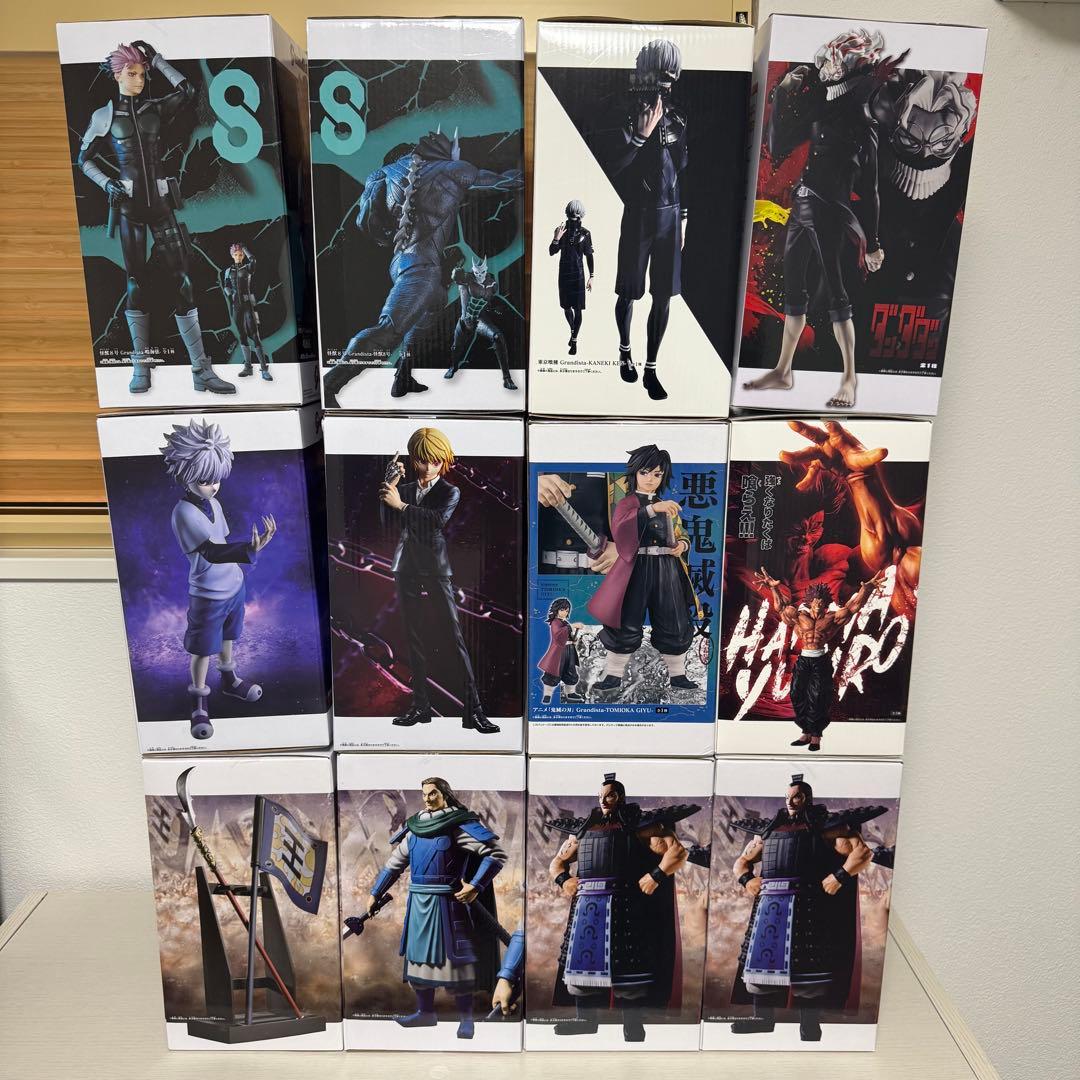 鬼滅／キングダム／H×H 他人気作品 Grandista フィギュア12体セット