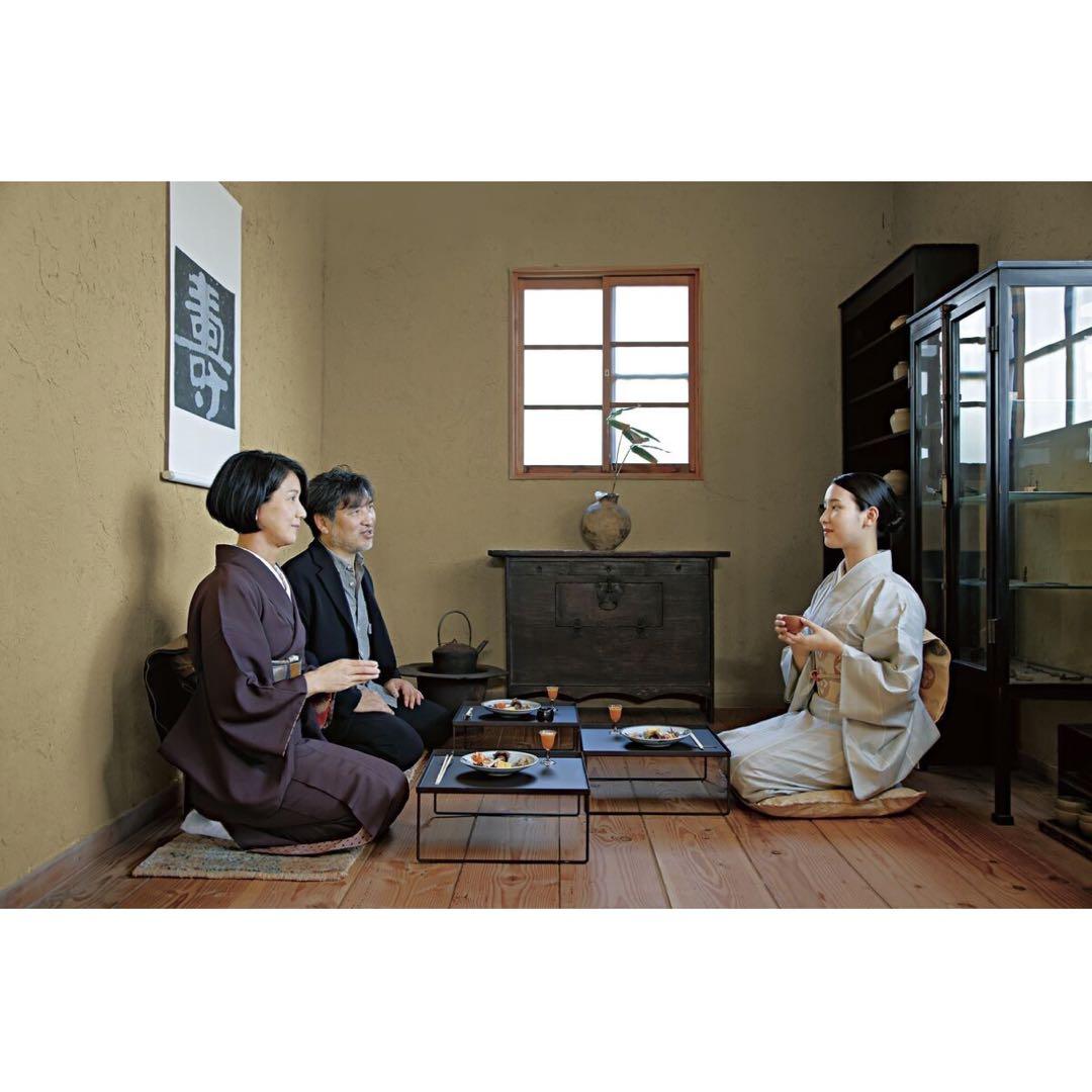 内田鋼一 鉄錆膳 大 座卓 ちゃぶ台 花台 アーツ＆サイエンス YAECA