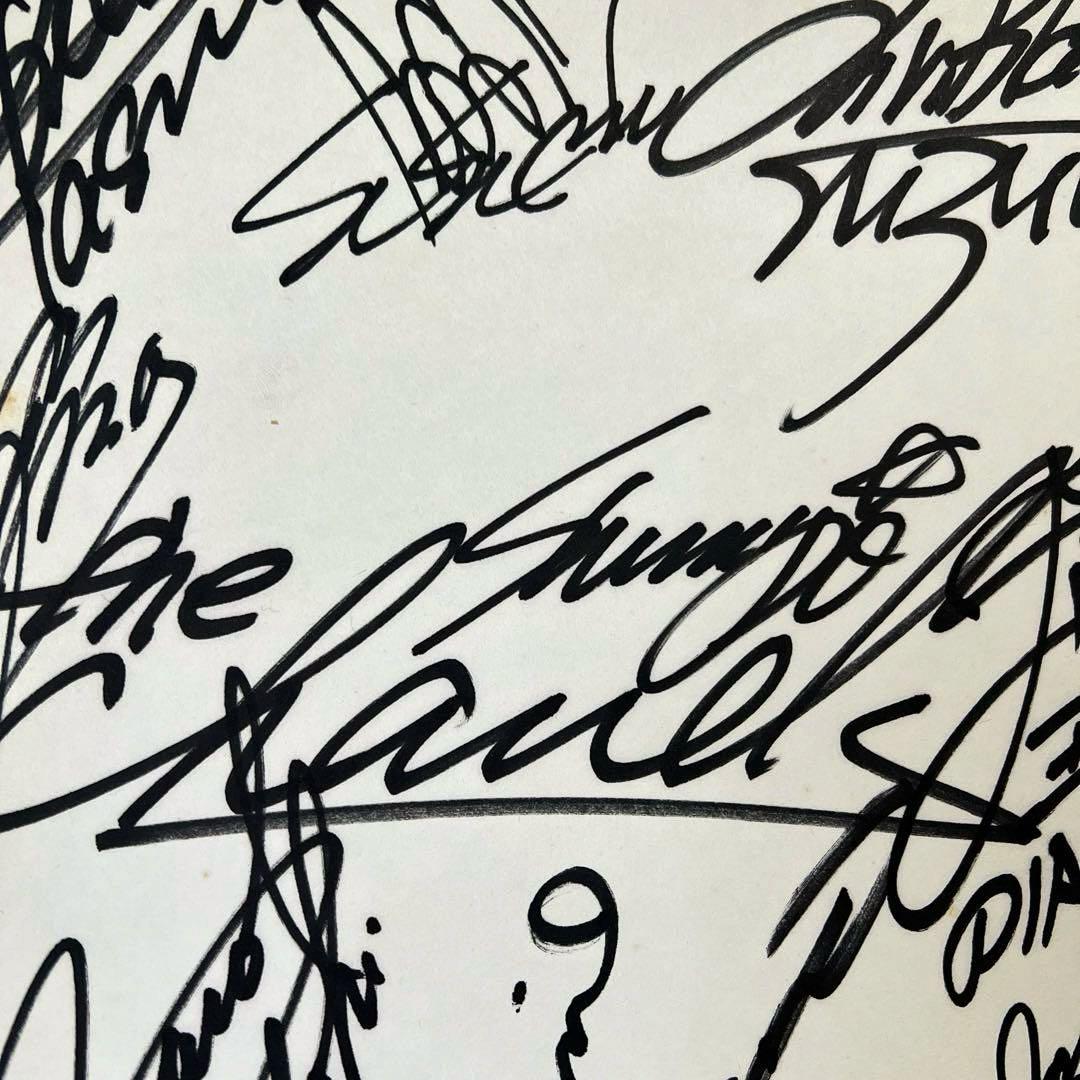 シャネルズ　直筆サイン色紙