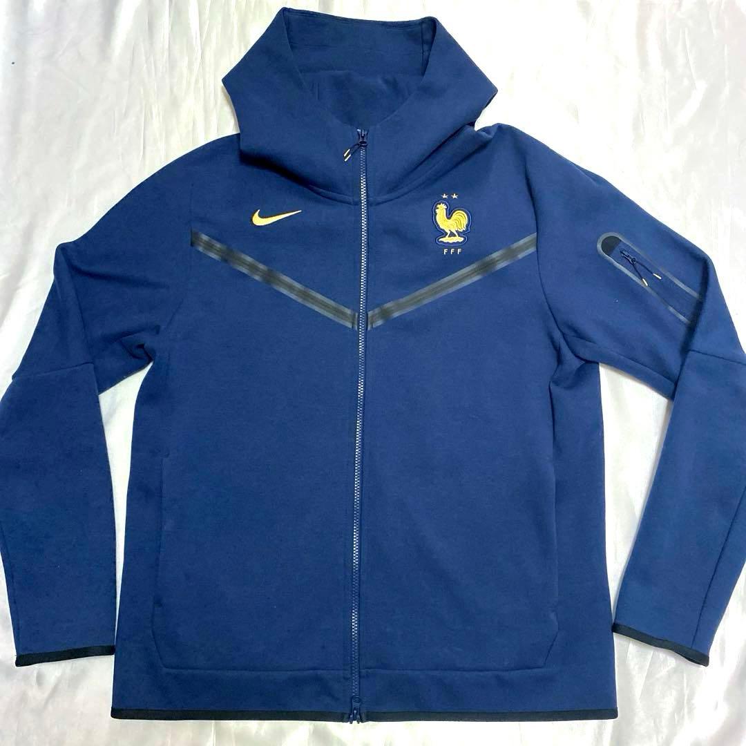 NIKE フランス代表 2022 テックフリース フルジップ パーカー Lサイズ
