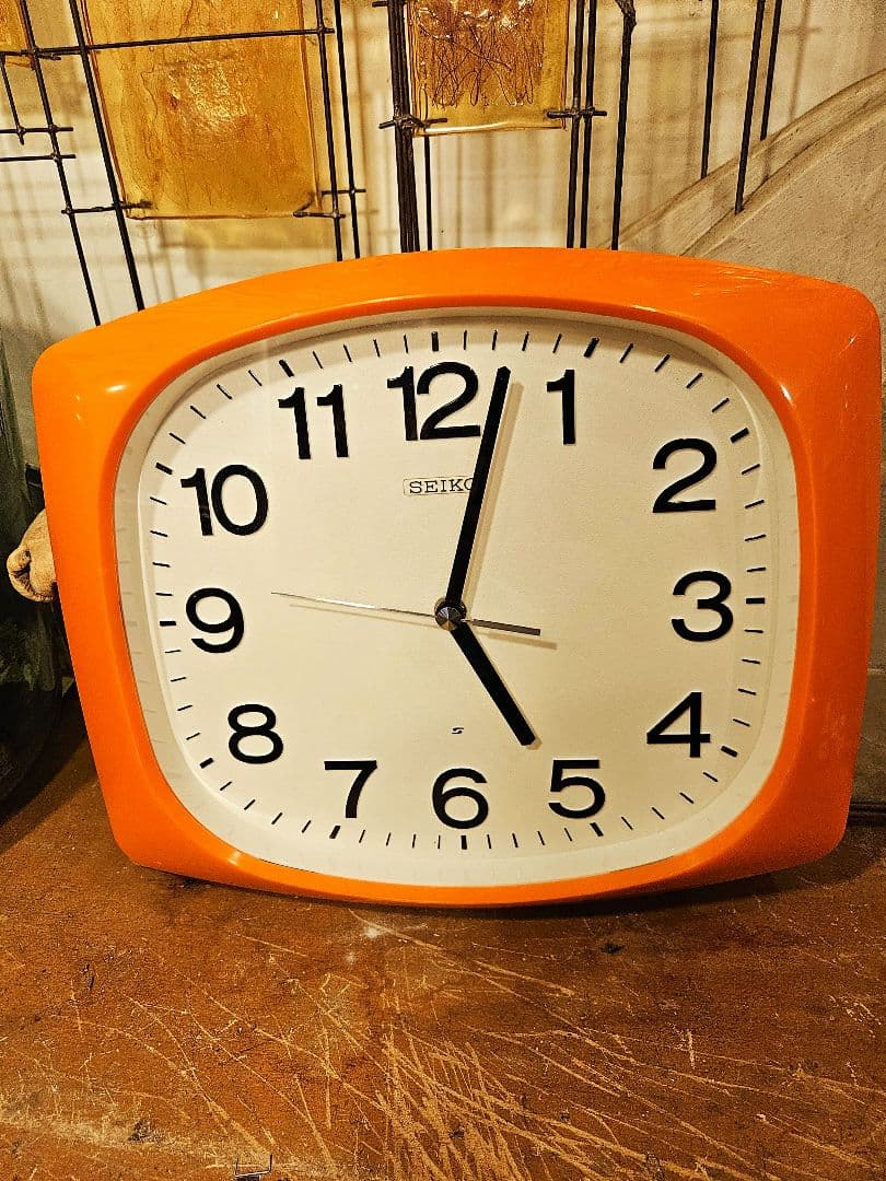 SEIKO 掛け時計 昭和レトロ ポップ スペースエイジ ミッドセンチュリー