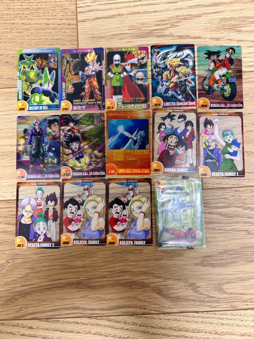 挨*由様 ドラゴンボール　3Dカード　154枚　まとめ売り　ファイル　おまけ付き