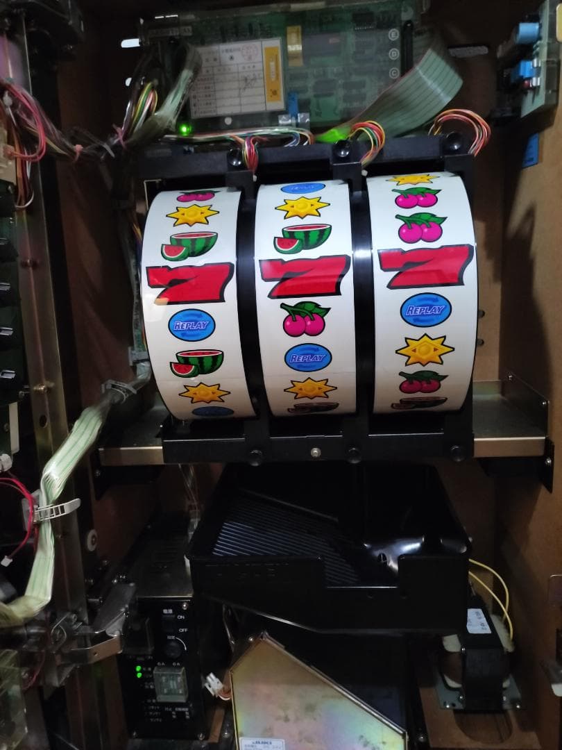 【パチスロ実機】ロデオ★ダブルチャレンジ【不要機付】４号機・希少台・人気台