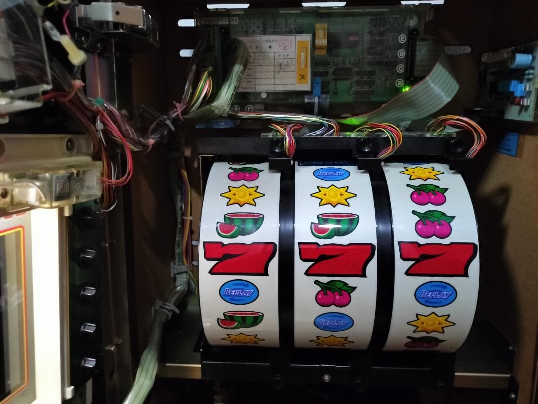 【パチスロ実機】ロデオ★ダブルチャレンジ【不要機付】４号機・希少台・人気台