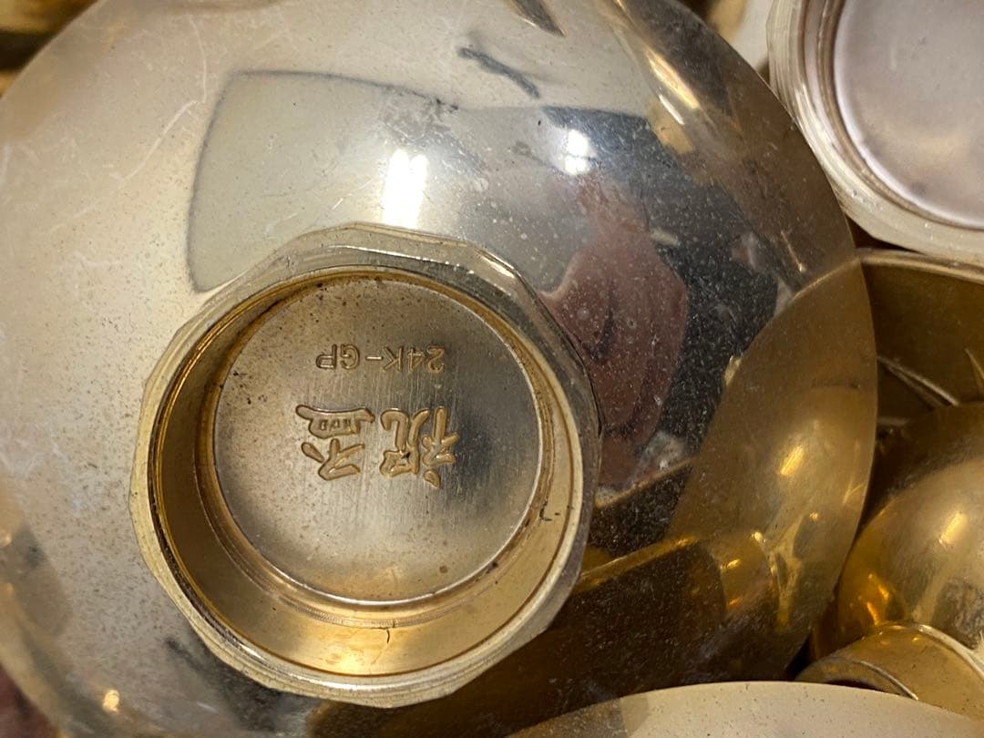 3-1909 24KGP 金盃・急須まとめ 約5.88kg