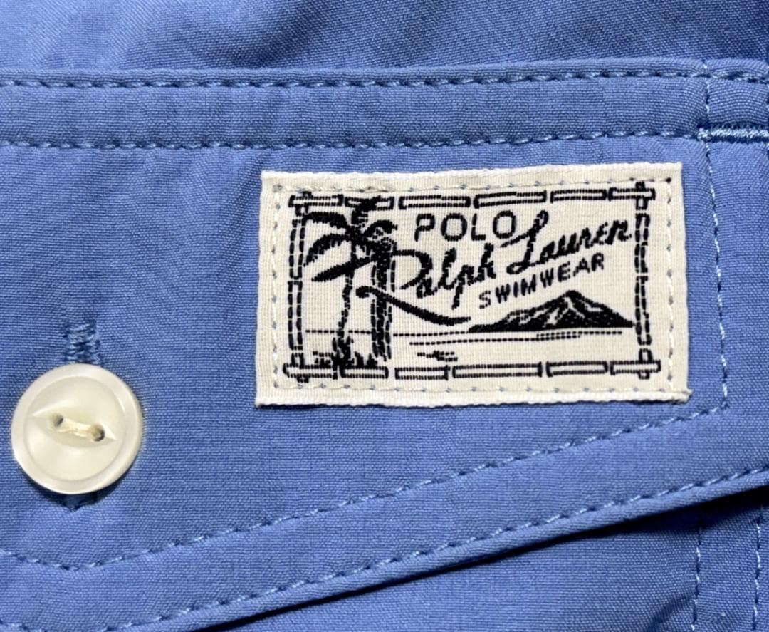 新品 ラルフローレン スイムショーツ ポニー刺繍 インナー付き US:S