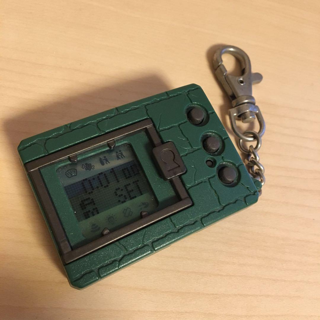 デジモン 1997年 グリーン 動作正常】デジタルモンスター ver.5 クリアグリーン 当時物 1997年製