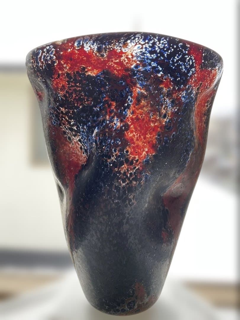 岩田藤七(1893~1980)「ガラス花器」富士山春1961年 岩田藤七(1893~1980)「ガラス花器」富士山春1961年 - メルカリ