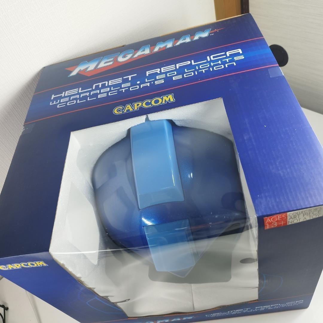 ロックマン ヘルメット レプリカ カプコン CAPCOM 新品 メガマ hA5O