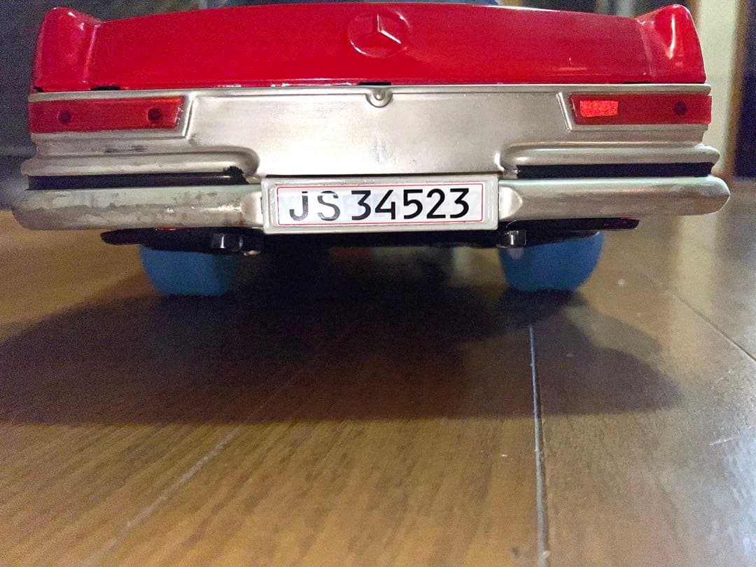 古い特大ブリキ★メルセデス ベンツ 300SE★イチコー／京商★改造★ジャンク