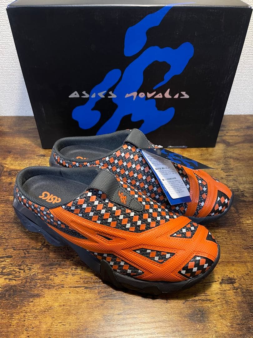 Kiko kostadinov x ASICS Novalis オレンジ