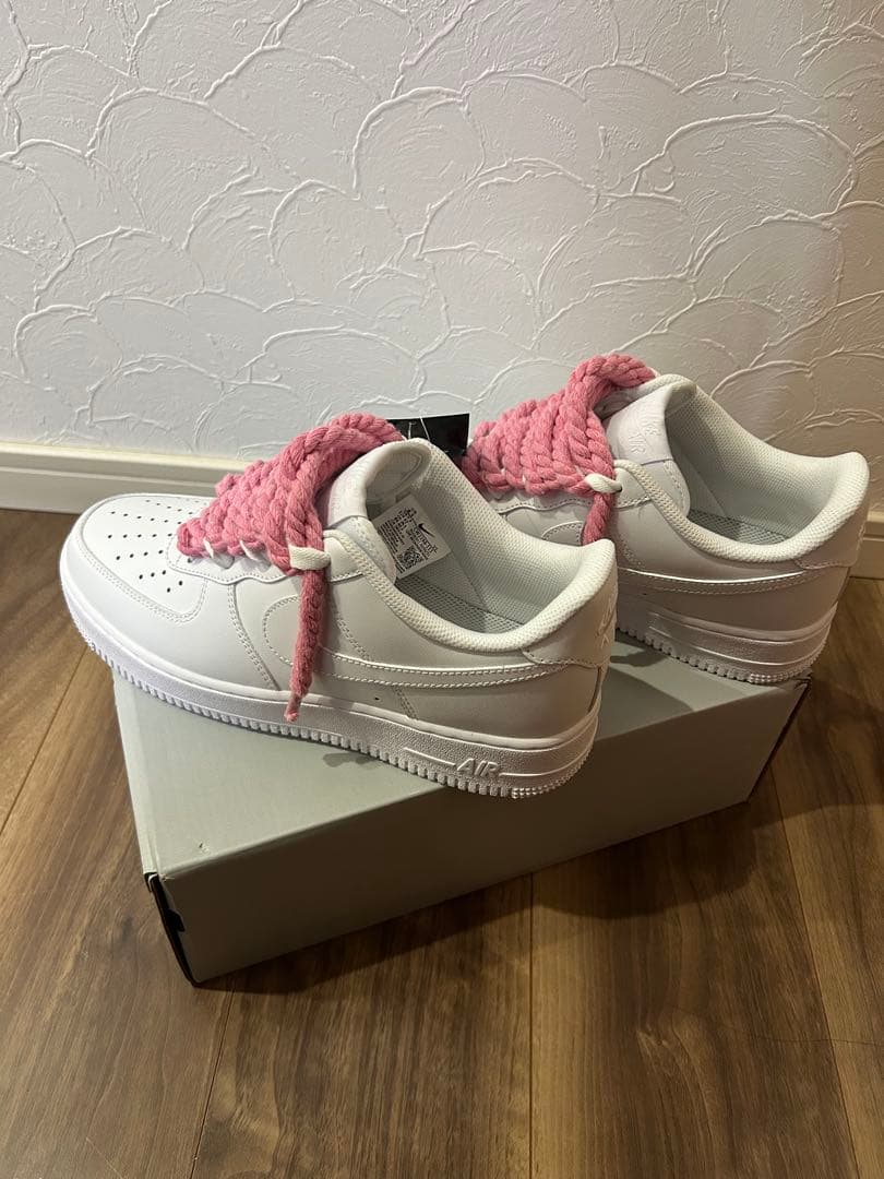 AF1 af1 ピンクロープ エアーフォース1 ロープカスタム - メルカリ