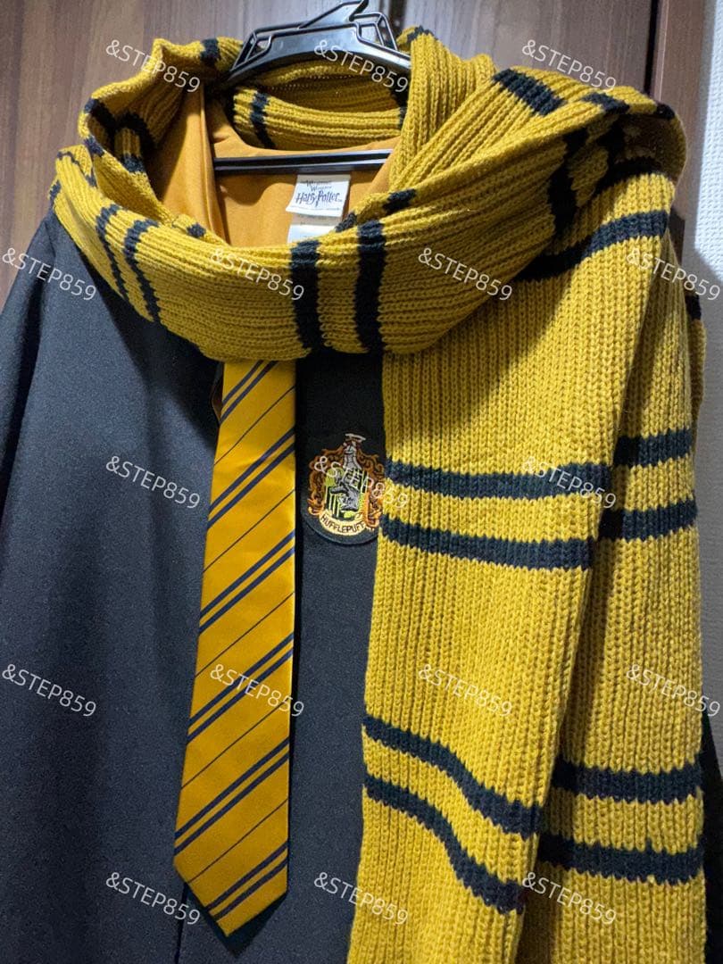 ハッフルパフ ハリーポッター Sサイズ ローブ ネクタイ マフラー
