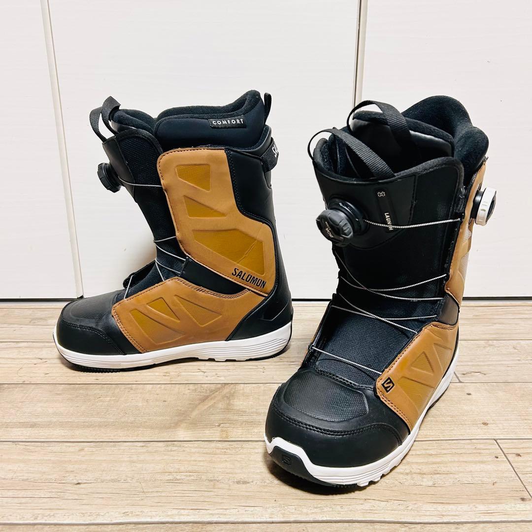 【使用少 良品】26.0cm SALOMON LAUNCH BOA SJ スノボ