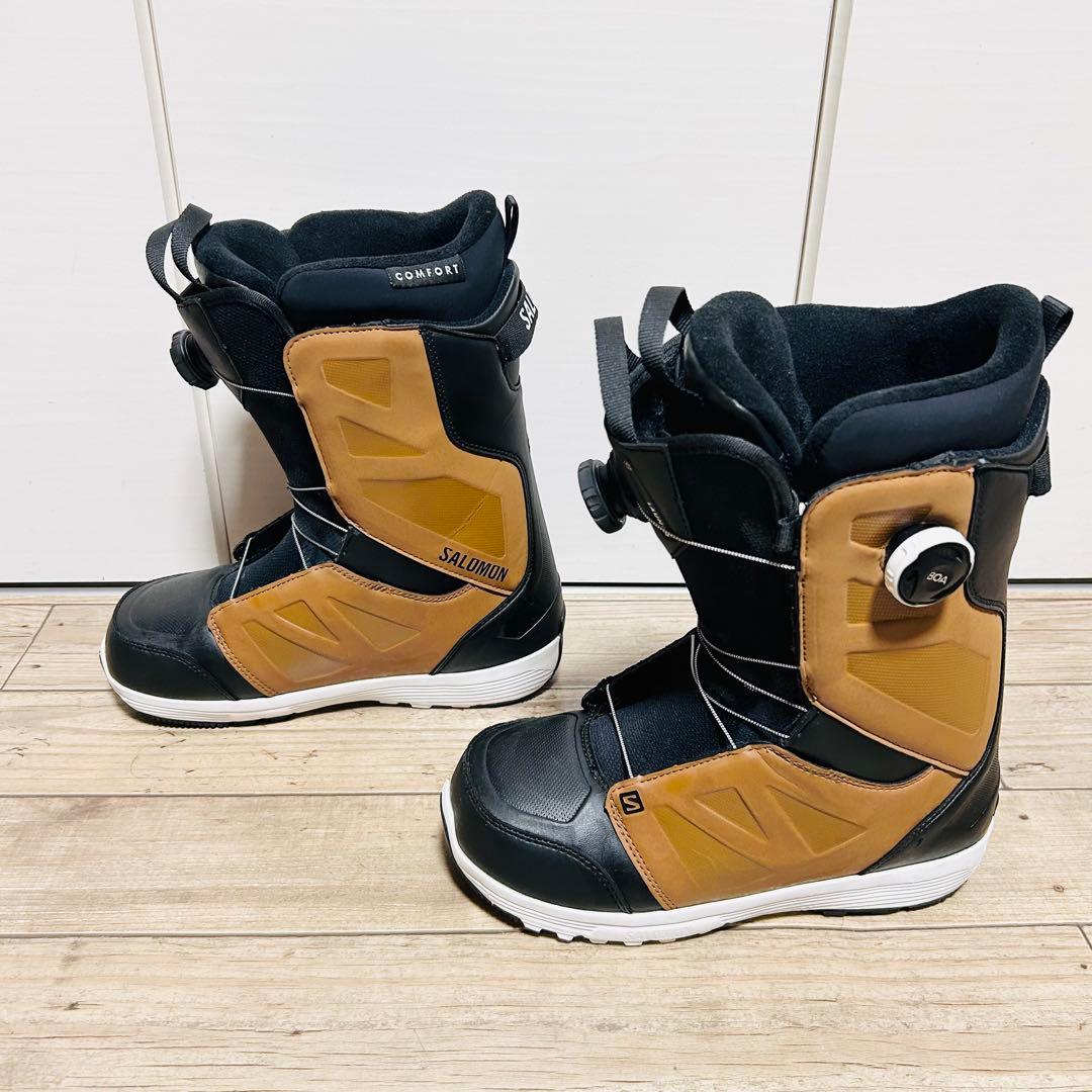 【使用少 良品】26.0cm SALOMON LAUNCH BOA SJ スノボ