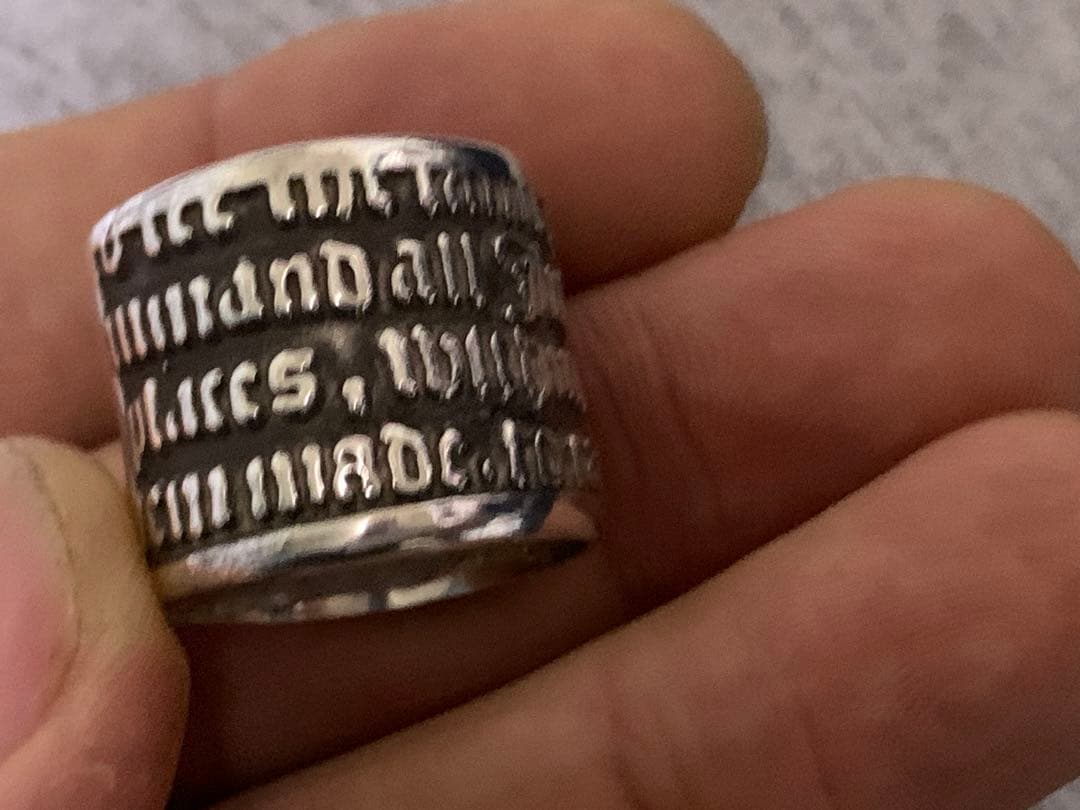 VASS LUDACER 幅広のスターリングシルバーリング - メルカリ