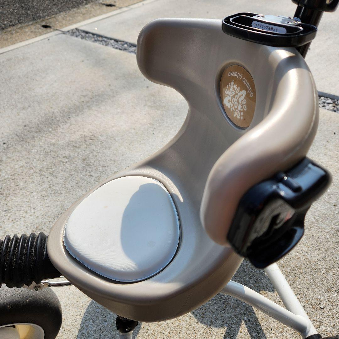 ides 折りたたみおさんぽコンポ 折りたたみ三輪車 ベージュ - メルカリ