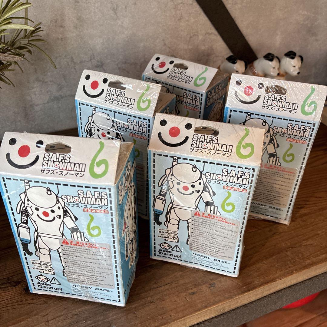 S.A.F.S MAN サフス・スノーマン 5体まとめ売り（2種）