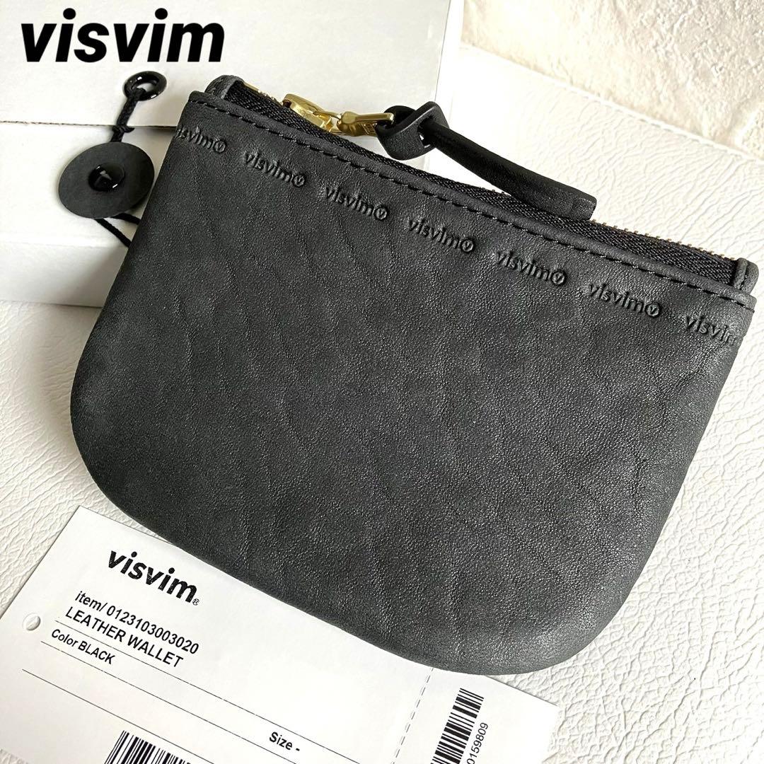 極美品 visvim LEATHER WALLET ホースレザー ミニ財布 黒 - メルカリ