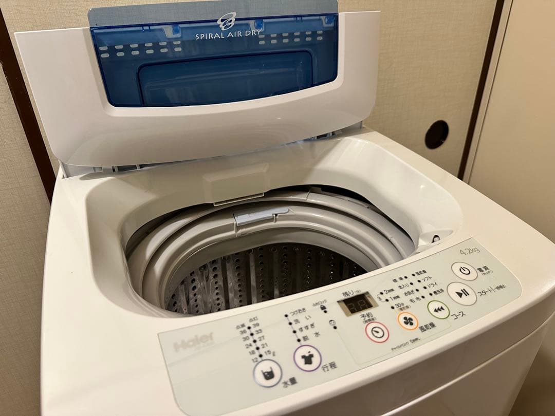 【本日限定価格】Haier 洗濯機 JW-K42K 4.2kg