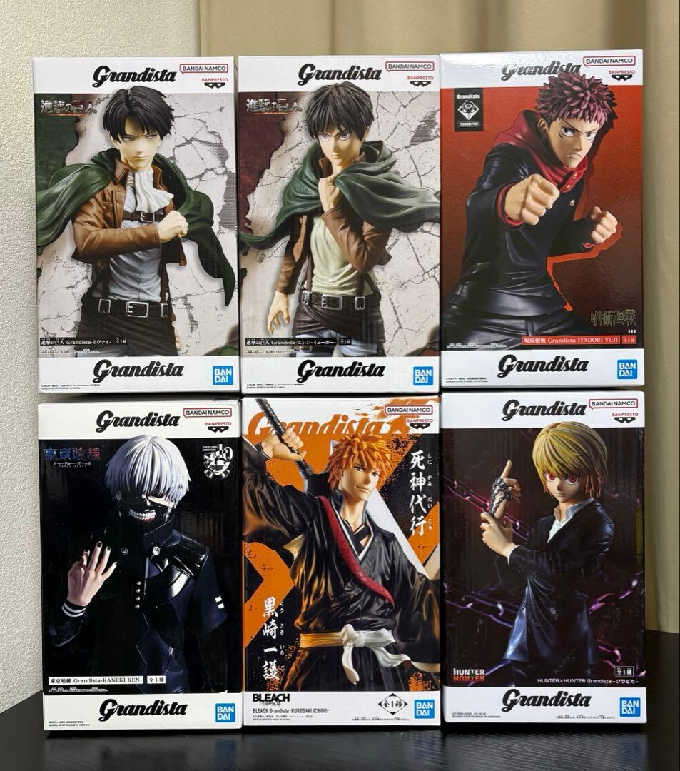 Grandista フィギュア 6体まとめ売り (進撃の巨人他)
