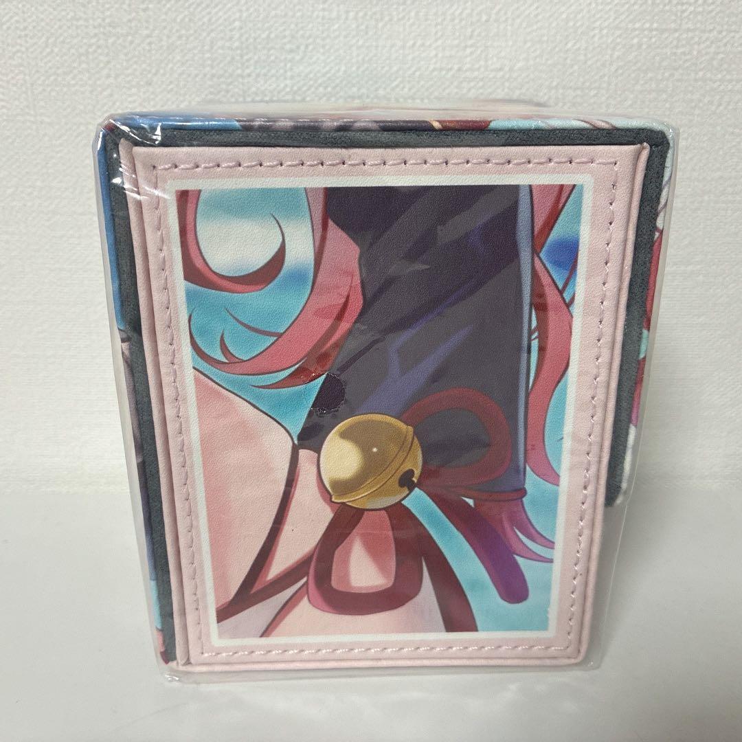 百鬼 あやめ】合皮製 ウィンドウ デッキケース ホロライブ ホロカ 赤