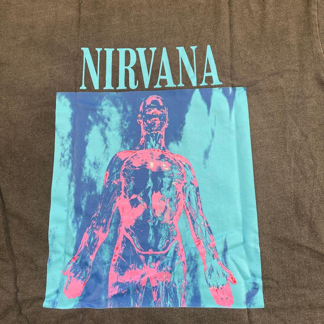 NIRVANA バンドTシャツ ニルヴァーナ SLIVER ロックTシャツ半袖T