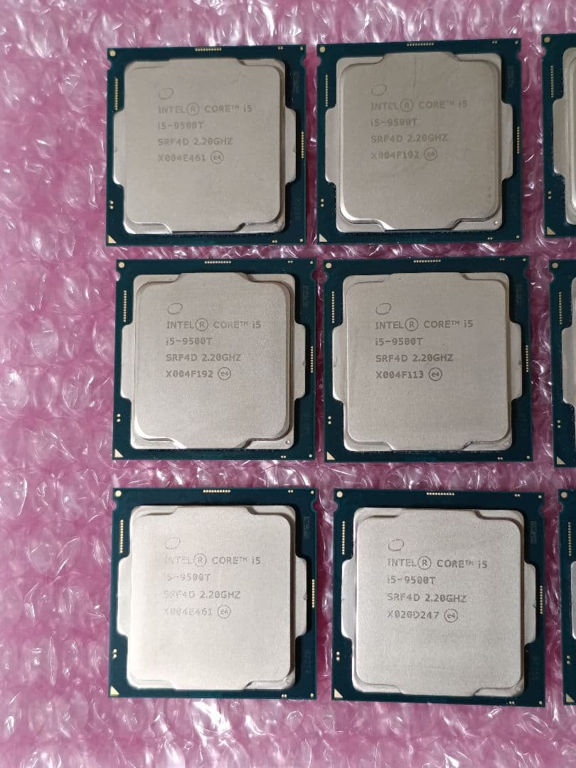 CPU intel Core i5 9500T srf4d 2.2G 12個セッ
