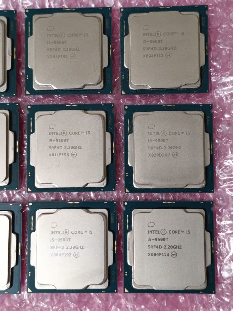 CPU intel Core i5 9500T srf4d 2.2G 12個セッ