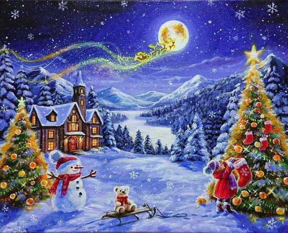 R*U様 【願いを込めて】アクリル画 F3 風景画 絵画 夢を見る日】アクリル画 F3 風景画 絵画 - ゆりか | minne byGMOペパボ