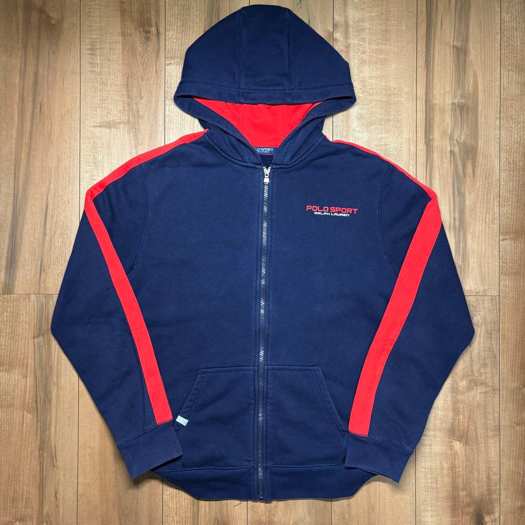 90s Polo Sport ラルフローレン フルジップ パーカー M - メルカリ