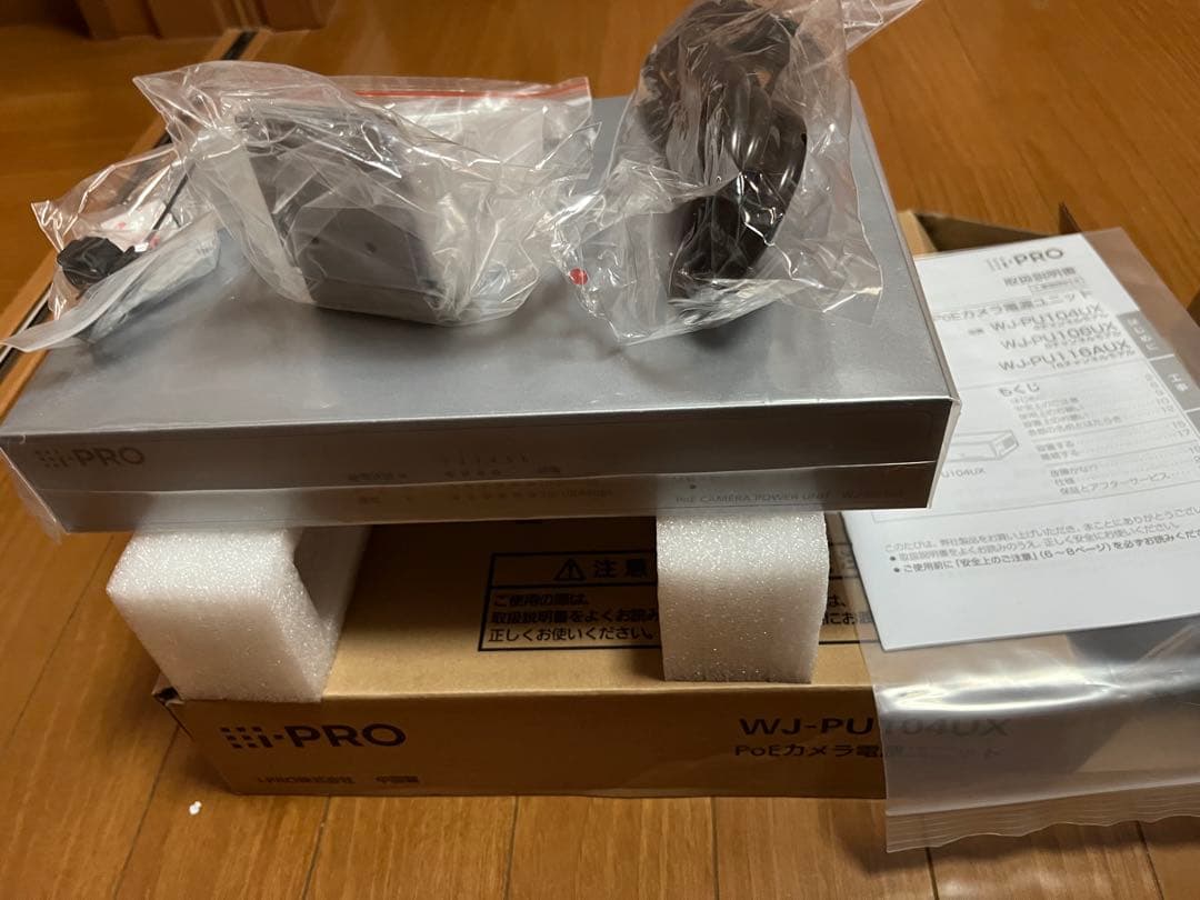 新品未開封WJ-PU104UXPoEカメラ電源ユニット（4チャンネルモデル）の