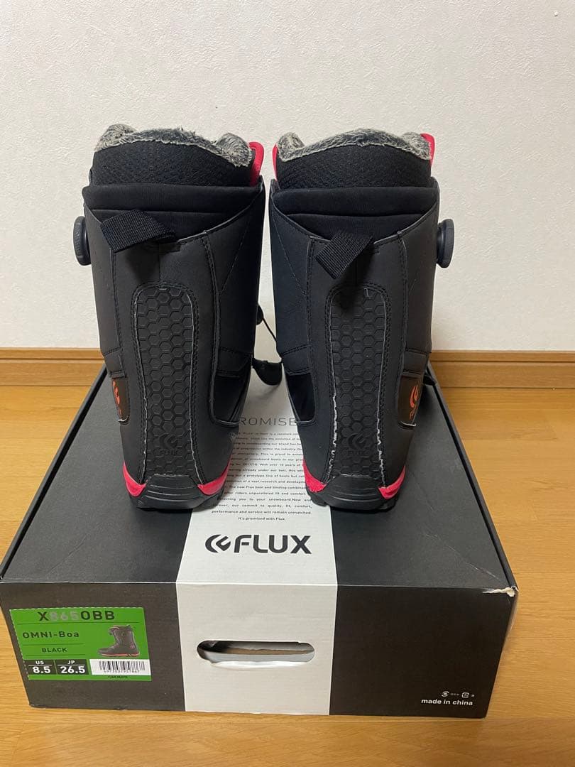 FLUX OMNI-boa 26.5cm 黒 訳あり 発送本州のみ