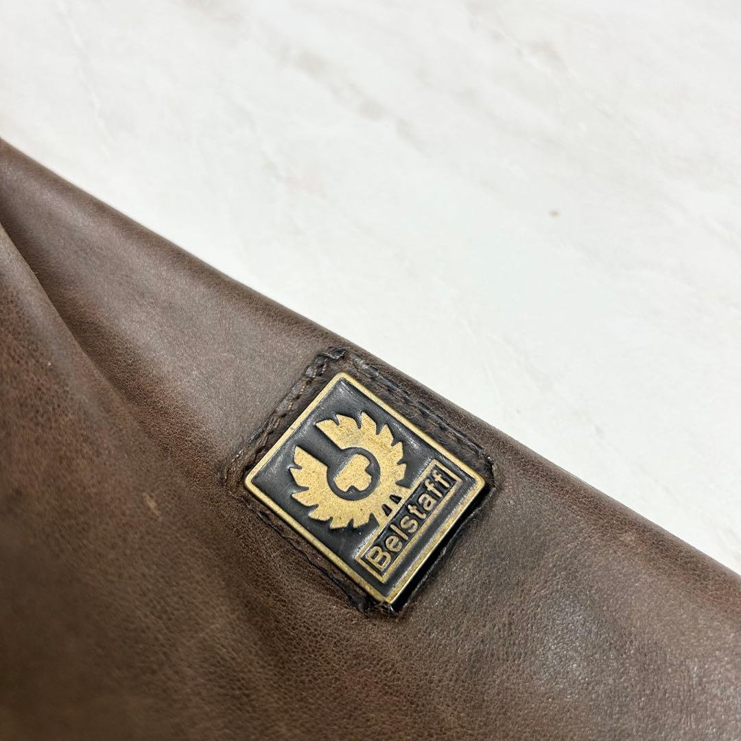 名作 Belstaff ゴールドレーベル レザー パンサージャケット 本革 42