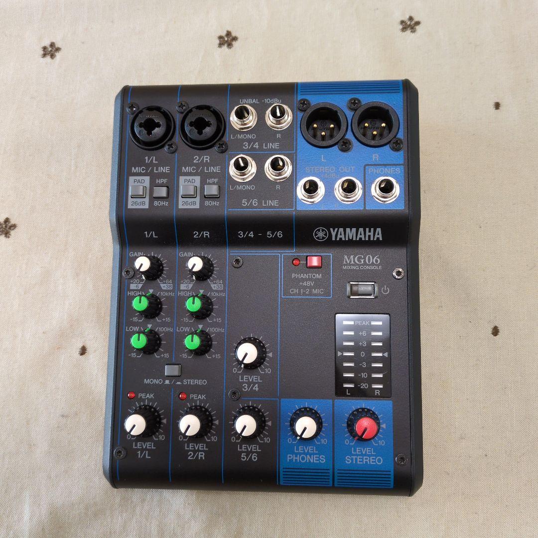 【美 品】YAMAHA MG06 アナログミキサー YAMAHA MG06 6ch アナログミキサー Hibino.com (ヒビノ公式ECサイト
