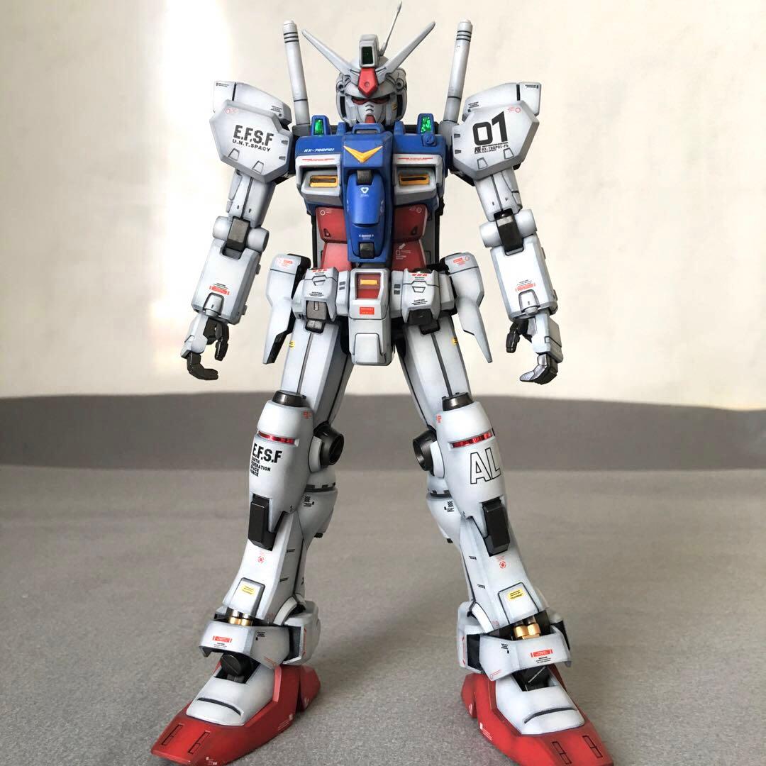 ガンプラ 完成品 1/100 MG RX-78 GP01 ガンダム 試作1号機