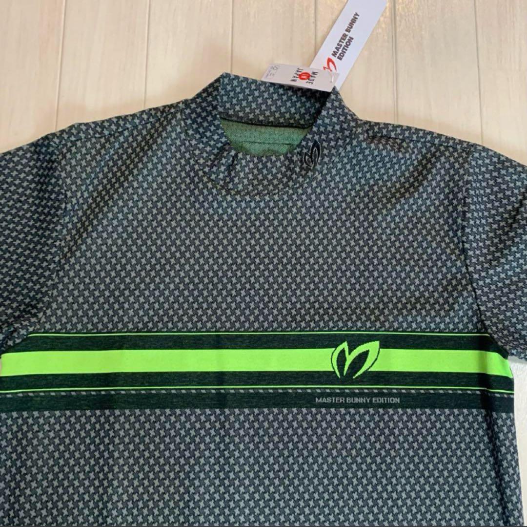 新品□18,700円【マスターバニー】5/L メンズ 半袖モックネック シャツ