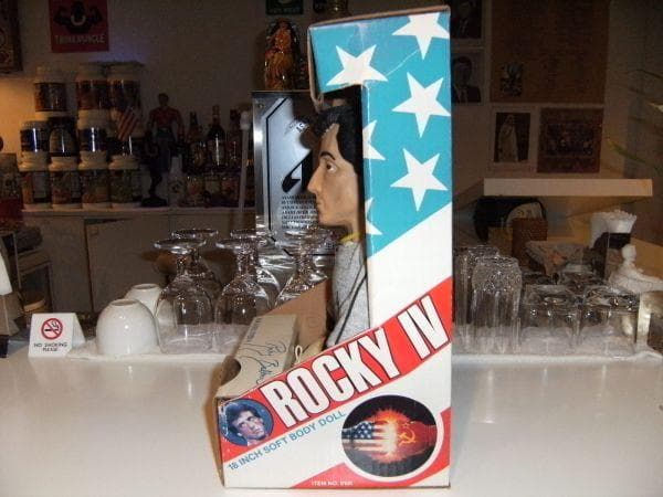 レア物！昭和レトロ 映画 シルベスタースタローン人形 ロッキー4 ボクシング