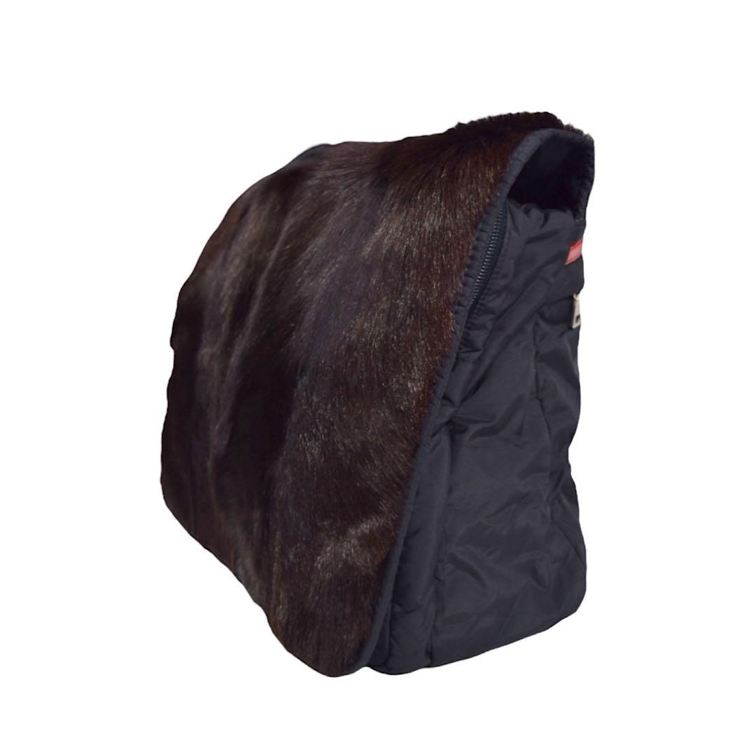 PRADA SPORT 99AW Fur Nylon Shoulder Bag - メルカリ