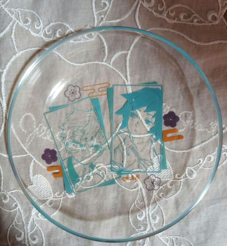 鬼滅の刃　ジャンプショップ　ガラスミニプレート