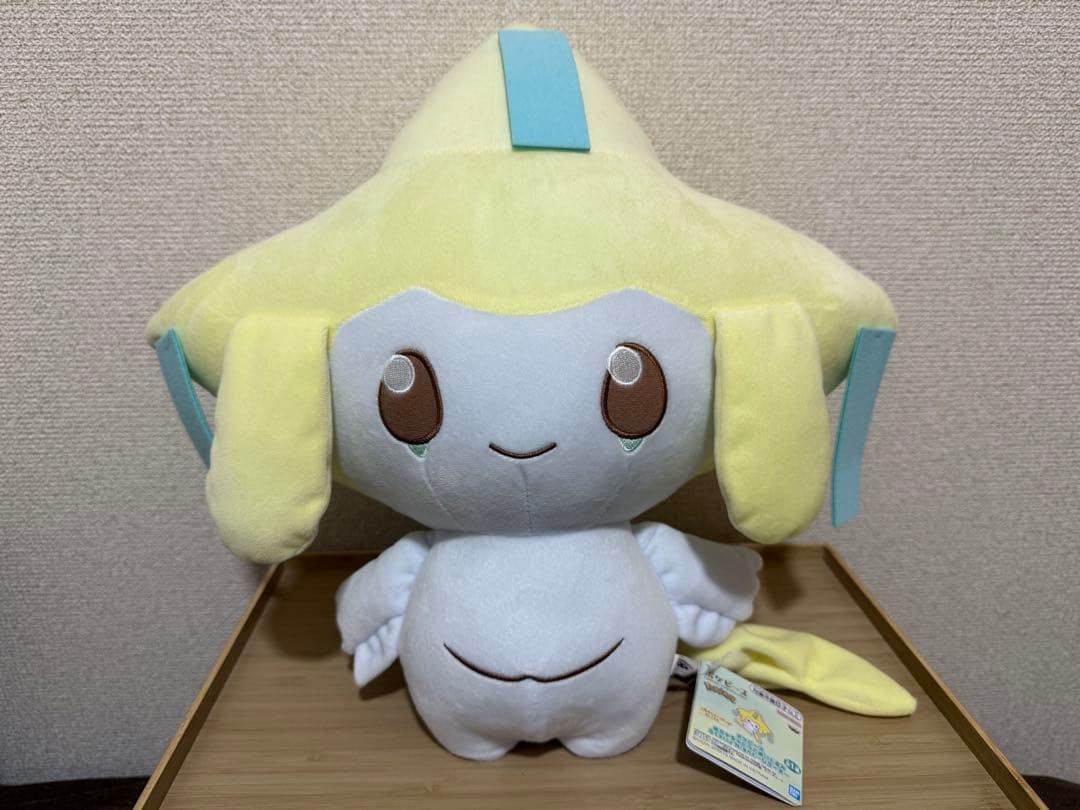 ポケモン ポケピースぬいぐるみ（全8種）、ジラーチ （大）、モクロー（中）